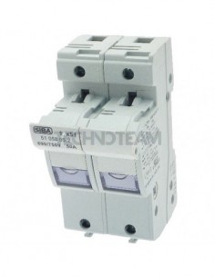 Fuse holder 14x51 690VAC/750VDC UL 2P