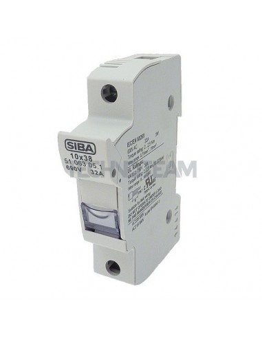 Base portafusibile 10x38 690VAC/750VDC 1polo