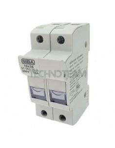 Fuse holder 10x38 690VAC/750VDC 2poles