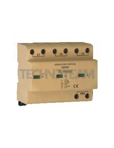 SPD SAFEBLOC B TCG type1 150V 25kA 3+0 IEC +remote contact