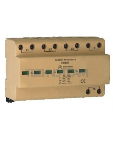 SPD SAFEBLOC B TCG type1 275V 25kA 3+1 IEC +remote contact SPD SAFEBLOC B TCG type1 275V 25kA 3+1 IEC +remote contact