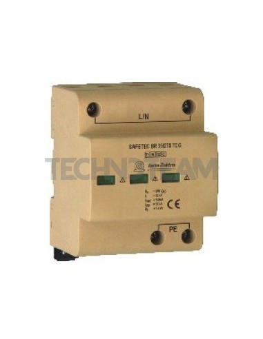 SPD SAFETEC B WT TCG type1 750V 25kA 1p IEC +remote contact