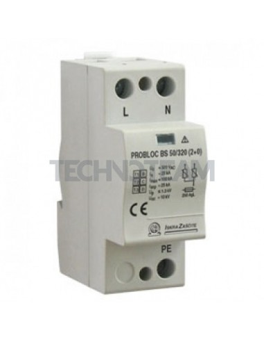 SPD PROBLOC BS type1 440V 50kA 2+0 IEC + remote contact