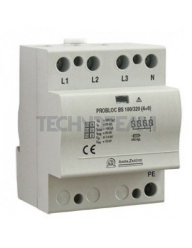 SPD PROBLOC BS type1 320V 100kA 4+0 IEC + remote contact