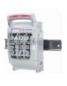 Switch disconnector NH000 3P bridge clamps - for DIN rail
