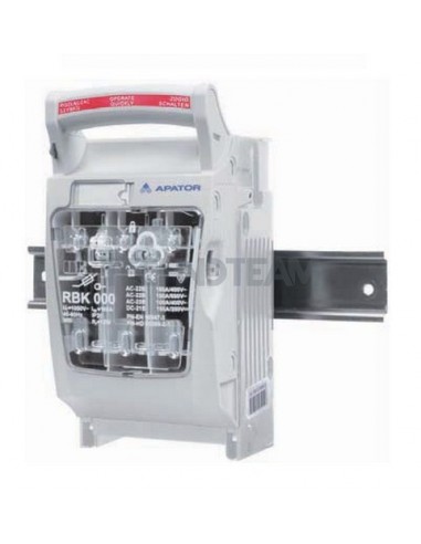 Switch disconnector NH000 3P bridge clamps - for DIN rail