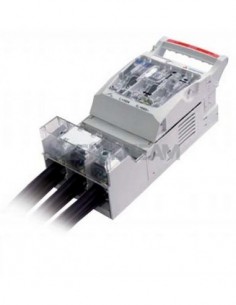 Sezionatore NH00 3P vite M8 sup - morsetto a V inf