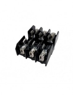Fuse holder open type 600V midget 2P 30A box cage connection