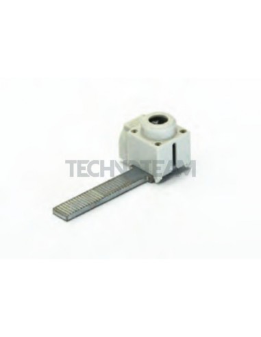 Feeder pin connection 6x32x2 blue lateral