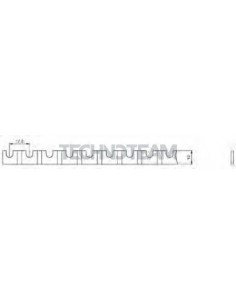 Busbar fork 90 isolated 1P 35mm2 57x17,8mm