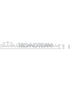 Busbar fork 1pole not isolated 9mm 826k