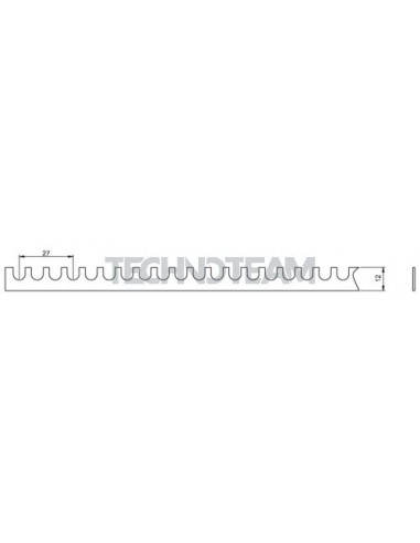 Busbar fork 1pole not isolated 9mm 826k