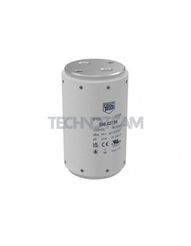 B100 - Fuse 1000VDC aBat 630A - 2xM12 - Tin Plated B100 - Fuse 1000VDC aBat 630A - 2xM12 - Tin Plated