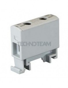 Distrib. block UL 1pole IN:1x(16mm2) OUT:1x(16mm2) grey