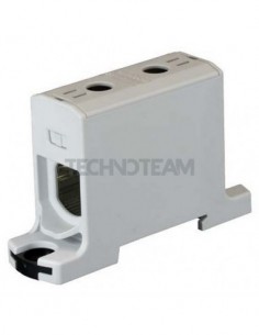 Distrib. block UL 1pole IN:1x(95mm2) OUT:1x(95mm2) black