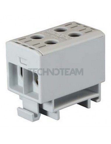 Distrib. block 1pole IN:2x(35mm2) OUT:2x(35mm2) Y/G Distrib. block 1pole IN:2x(35mm2) OUT:2x(35mm2) Y/G