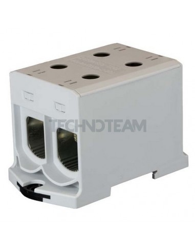 Distrib. block 1pole IN:2x(240mm2) OUT:2x(240mm2) Y/G Distrib. block 1pole IN:2x(240mm2) OUT:2x(240mm2) Y/G
