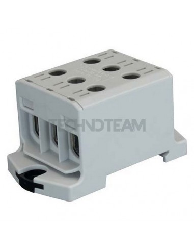 Distrib block 1pole IN:3x(50mm2) OUT:3x(50mm2) Grey Distrib block 1pole IN:3x(50mm2) OUT:3x(50mm2) Grey