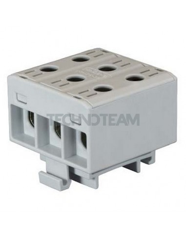 Distrib block 3poles IN:3x(35mm2) OUT:3x(35mm2) grigio