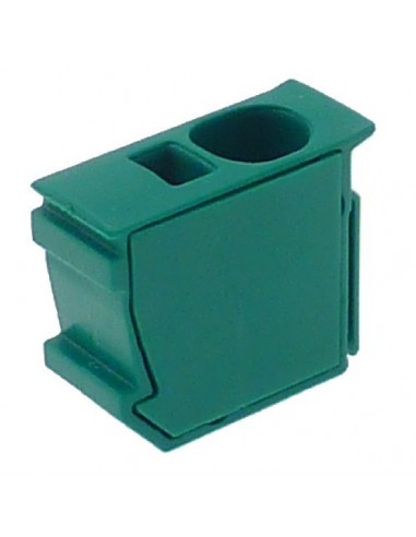 Morsetto verde per blocco di distribuzione MiniClic Morsetto verde per blocco di distribuzione MiniClic