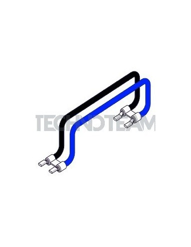 Row conductor 2poles 16mm2 (1black and 1blu) 125mm