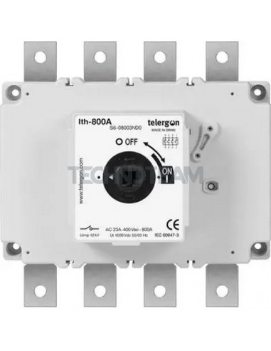 Switch disconnector serie S6 3+N 690V 630A
