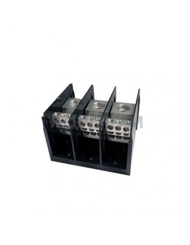 Dist.block 3poles IN:1x(300mm2) OUT:3x(50mm2) 6x(25mm2)