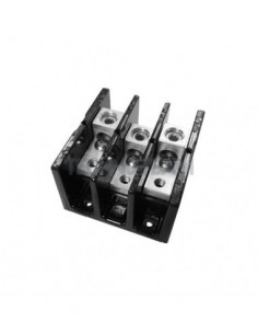 Blocco di distrib. 3poli IN:1x(6AWG) OUT:1x(14AWG) 175A