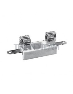 Base portafusibile 5x20 aperta con terminali