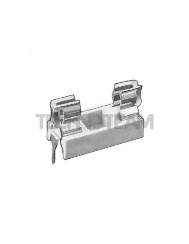 Base portafusibile 5x20 aperta per PCB