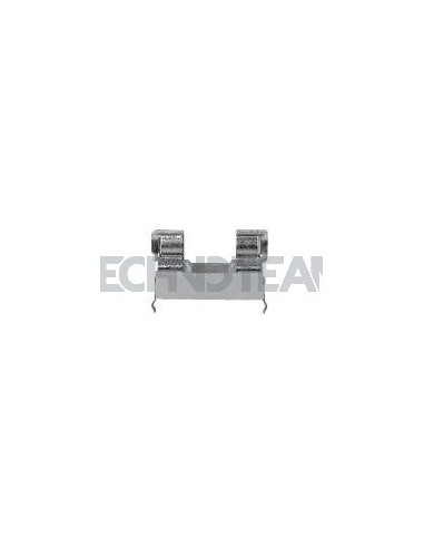 Fuse holder 5x20 open for PCB with curved pins