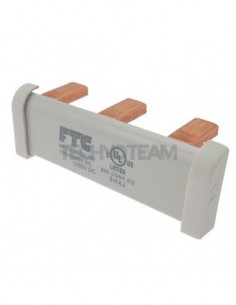 Busbar pin 1pole 1000VDC 25mm2 3x17,8mm 90 UL isolated + EK