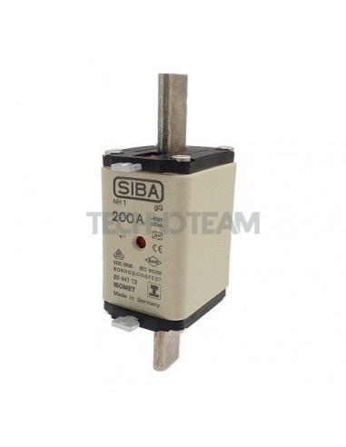 Fuse NH1 gG 500V insulated cover double indicator 80A