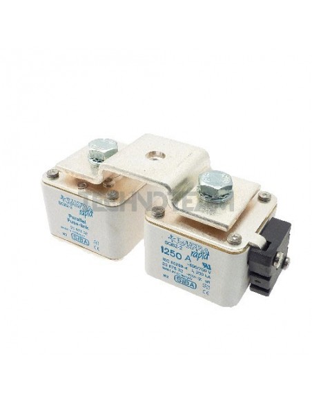 Fuse 2x SQB2 screw M10 aR 690V lateral switch adapter 1000A