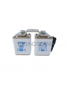 Fuse 2x SQB2 screw M10 aR 1250V lateral switch adapter 1100A