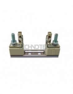 Fuse holder metal/ceramic NH00 160A 1pole screws M8x30mm