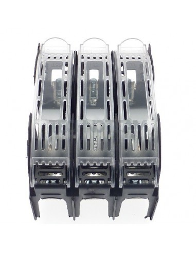 Base NH00 3P IP20 fiss. guida DIN/vite - conn. vite