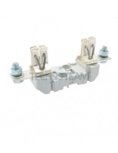 Base poliestere ST NH2 1polo fissaggio su guida DIN o a vite