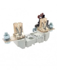 Base poliestere NH2 1polo+micro fissaggio guida DIN o a vite 2