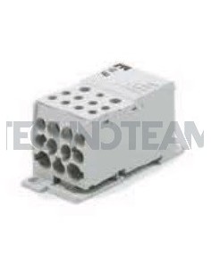 Block 1pole IN:1x(185mm2) OUT:2x(35mm2)5x(16mm2)4x(10mm2)Cu