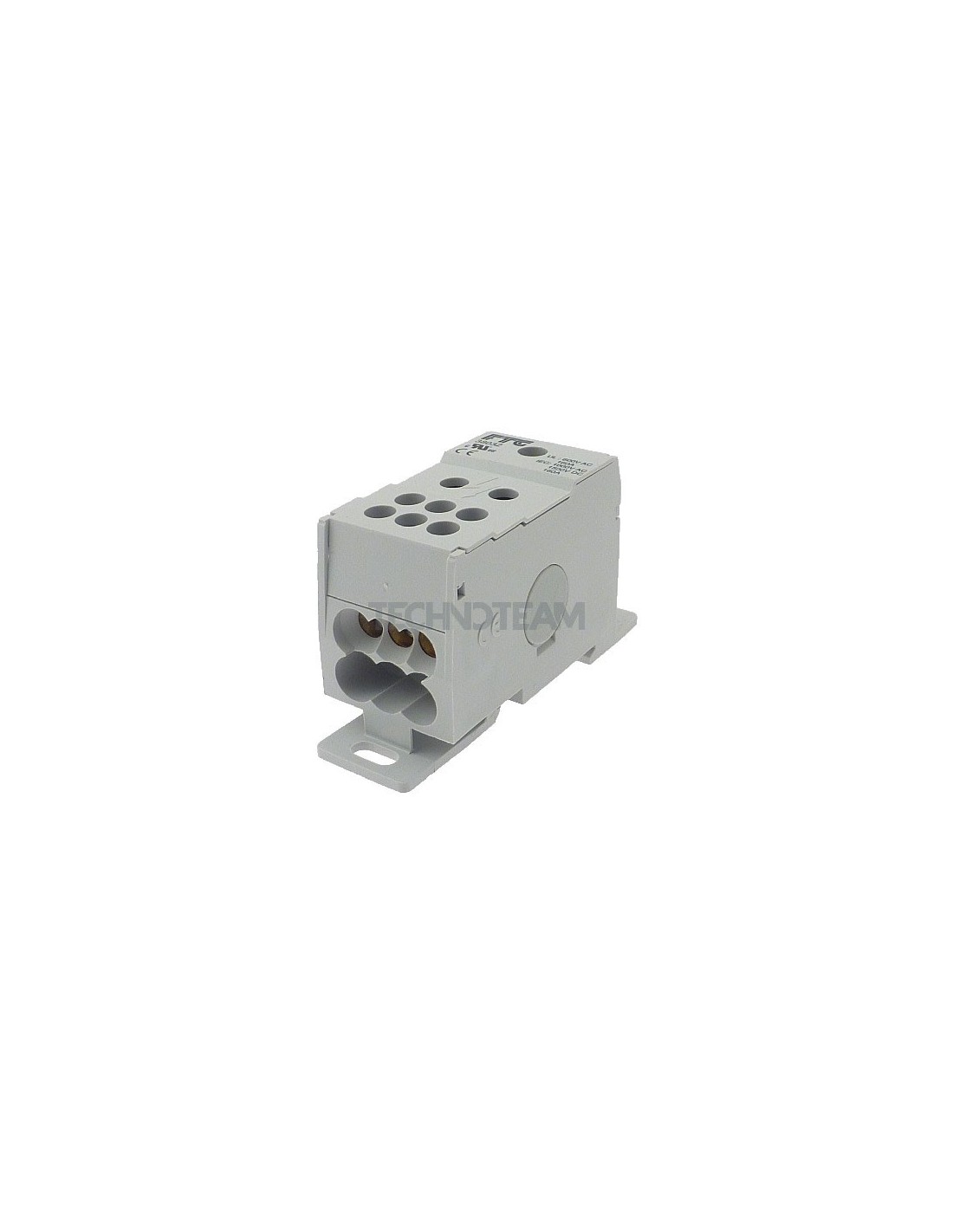 Distribution block 1pole IN:1x(70mm2) OUT:6x(16mm2) Cu Distribution block 1pole IN:1x(70mm2) OUT:6x(16mm2) Cu