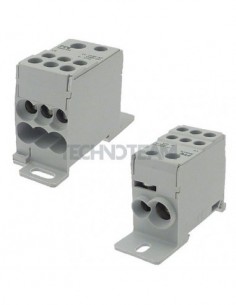 Distrub.block 1pole IN:1x(35mm2)1x(16mm2) OUT:6x(16mm2)blu