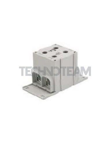 Distribution block 1pole IN:2x(300mm2) OUT:2x(300mm2) Al