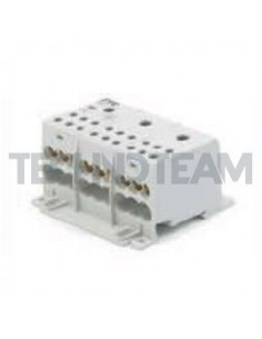 Distribution block 3poles 3x[IN:1x(70mm2) OUT:6x(16mm2)] Cu