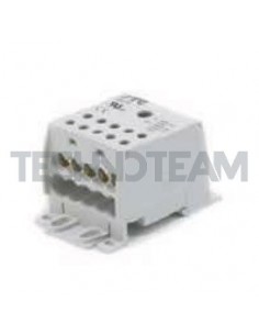 Distribution block 1pole IN:1x(70mm2) OUT:10x(16mm2) Cu
