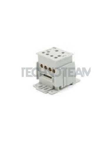 Distrub.block 1pole IN:1x(20x10mm) OUT:4x(25mm2)2x(35mm2) Cu