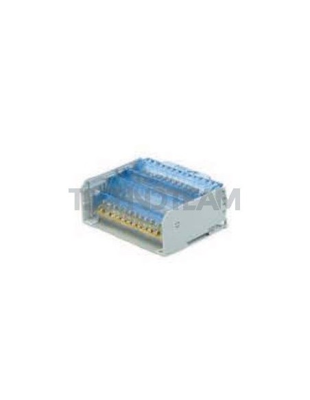 Distribution block 2poles 2x[IN:2x(16mm2) OUT:9x(10mm2)]