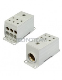 Distribution block 1pole IN:1x(240mm2) OUT:6x(50mm2) Cu