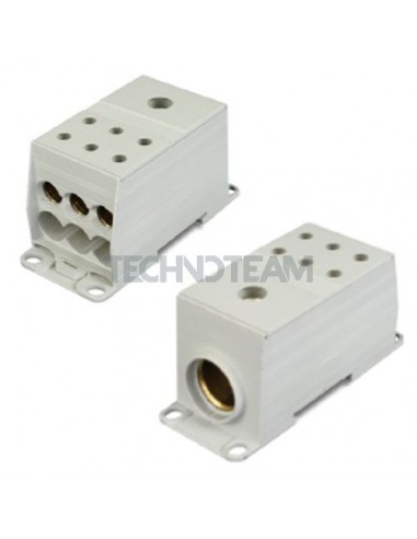 Distribution block 1pole IN:1x(240mm2) OUT:6x(50mm2) Cu