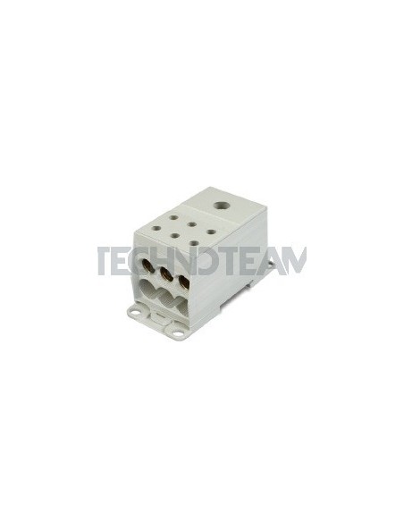Distribution block 1pole IN:1x(240mm2) OUT:6x(50mm2) Cu